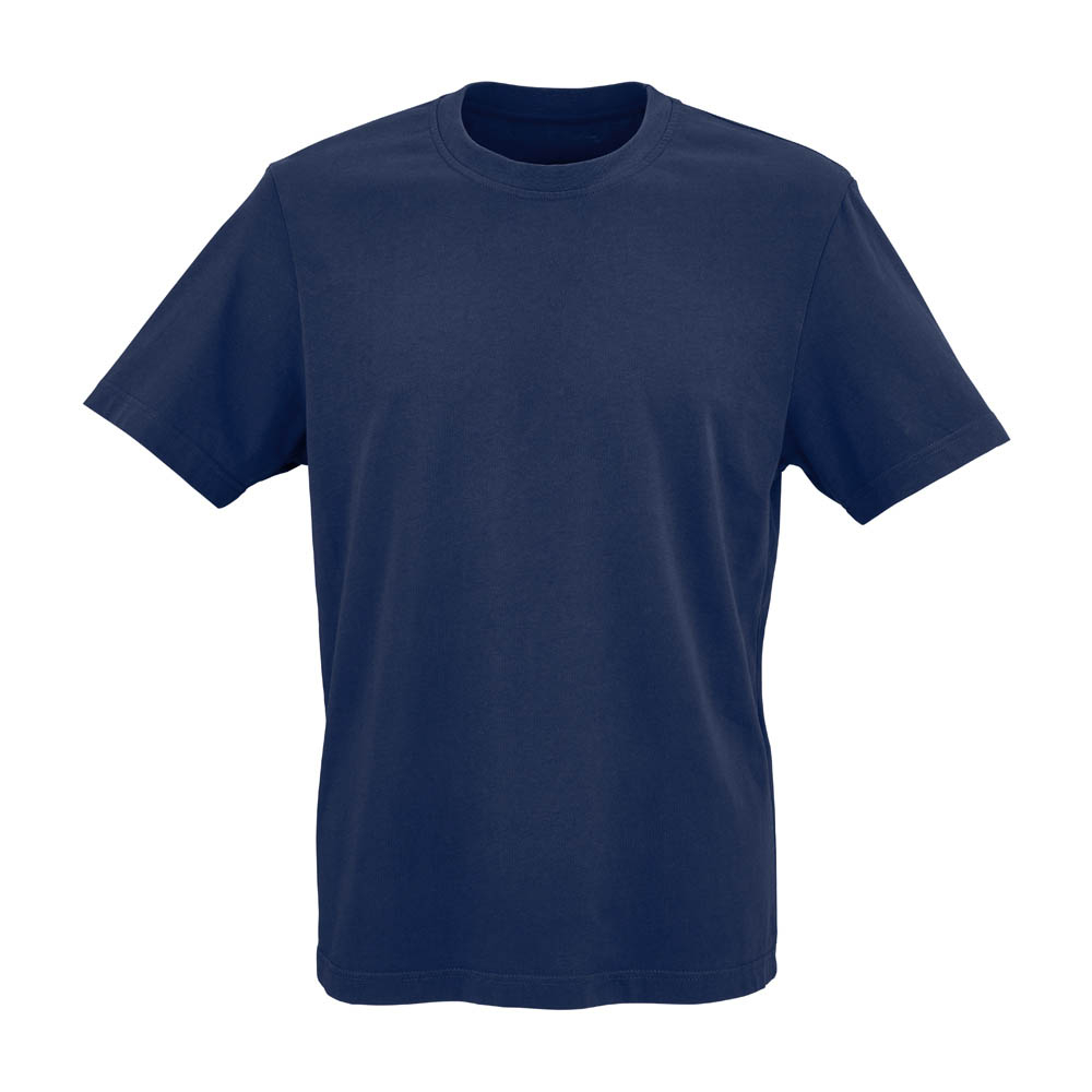 T-shirt mixte personnalisé 140 g/m² Tamariz Bleu marine